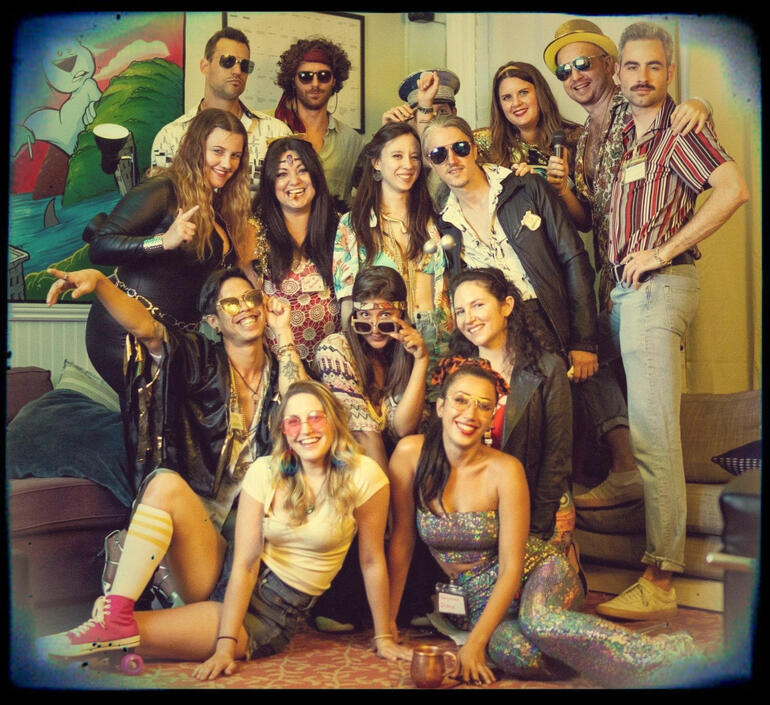 1970s disco murder mystery night! 🪩